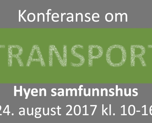 Grøn transport konferanse Hyen Midtvegen 615 - midtvegen615.no