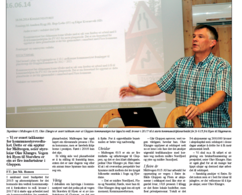 Opptur for Midtvegen 615